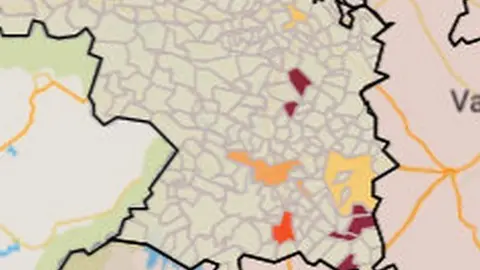 Mapa de incidencia por municipios