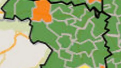 Mapa de incidencia por ZBS