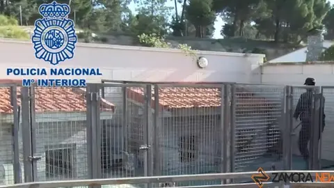 Registro de una de las viviendas de uno de los detenidos, Foto Policía Nacional