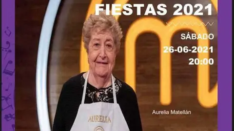 Cartel Pregón Aurelia Matellán Fiestas Visitación Fuentesaúco 26-06-2021