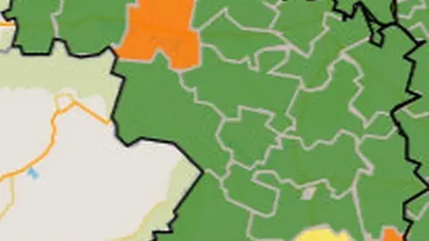 Mapa de incidencia por ZBS