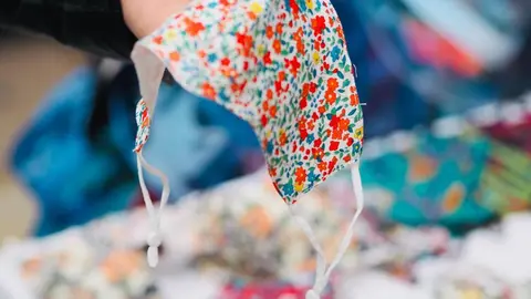 Foto archivo mascarillas de tela