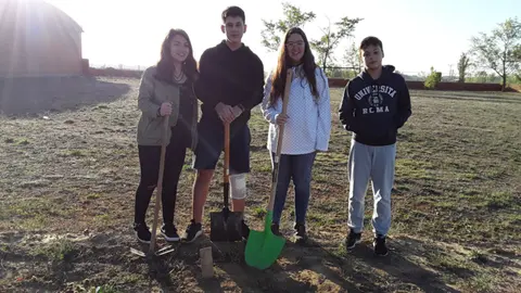 Alumnos de Los Salados. Fotografía: Interbenavente.es