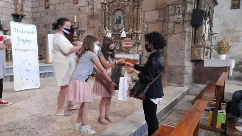 Entrega de premios del III Concurso Literario "A la Luna de Sayago". Fotografía: CEDIDA