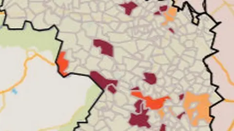 Mapa de incidencia por municipios
