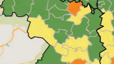 Mapa de incidencia por ZBS
