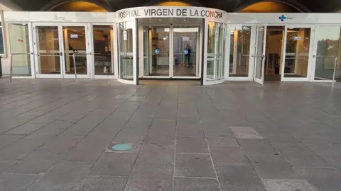 Acceso al hospital Virgen de la Concha