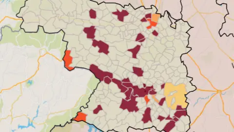 Mapa IA municipios a siete días (1 de julio)