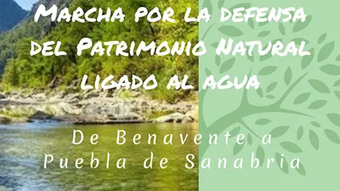 Cartel marcha de la Plataforma Ríos de Aguas Limpias