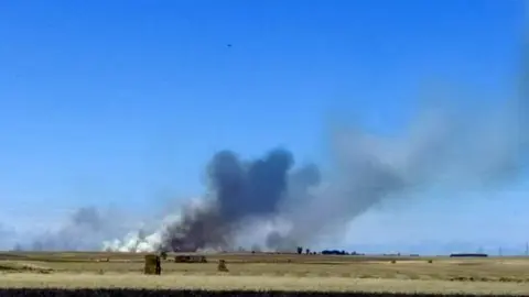Incendio Forestal en Castroverde. Foto Archivo