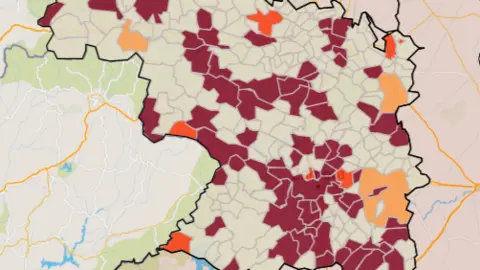 Mapa IA municipios a siete días (5 de julio)