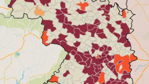 Mapa IA municipios a siete días (6 de julio)