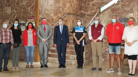 Reparto de mascarillas a entidades sociales