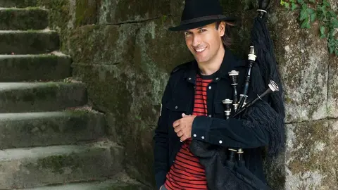 El pontevedrés y erudito de la música celta, Carlos Núñez