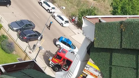 Bomberos sofocan un incendio en Toro, Foto de Archivo