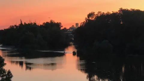 Zamora desde el Puente de Los Tres Árboles
