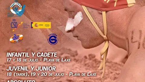 Cartel Campeonatos de España de Salvamento y Socorrismo