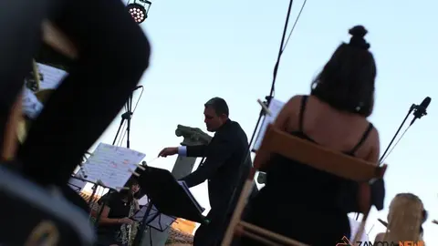 Concierto de la Banda Maestro Lupi en la Plaza de la Catedral. Foto Marcos Vicente