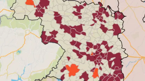 Mapa IA municipios a siete días (18 de julio)