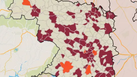 Mapa IA municipios a siete días (20 de julio)
