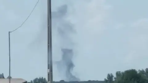 Fotografía del incendio. Fuente: Incendios Forestales en Castilla y León