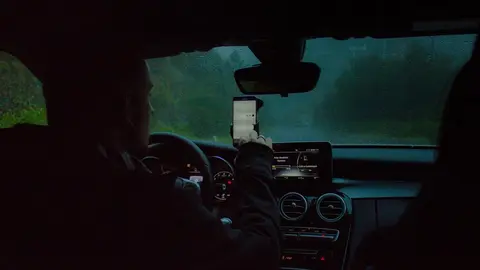 Foto de archivo conducción