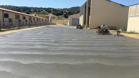 Obras de acondicionamiento de la Granja Florencia