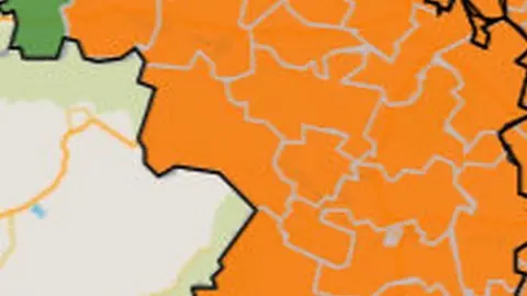 Mapa de incidencia por ZBS