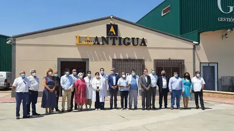 01 Ayto. Fuentesaúco. Visita Delegado Gobierno y Subdelegados CyL Quesería La Antigua 21-07-2021