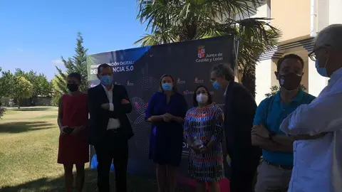 Isabel Blanco en la residencia Los Valles de Benavente. Foto cedida por Benavente Digital