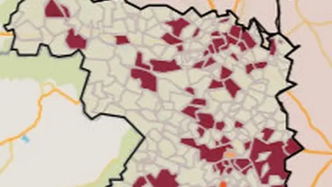 Mapa de incidencia por municipios
