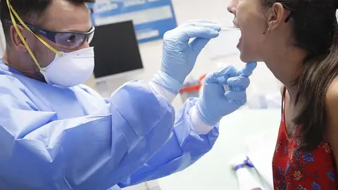 Fotografía de archivo prueba PCR