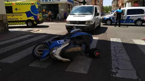 accidente moto sergio