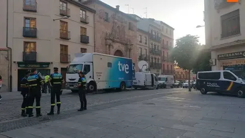 Salamanca se blinda por la Conferencia de Presidentes. Foto SalamancaALDIA