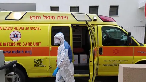 Foto de archivo pandemia en Israel