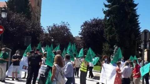 Manifestación en Salamanca