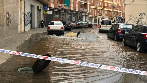 Campo de Marte, anegada por el agua