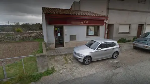 Sucursal de Caja España-Unicaja, ahora desmantelada