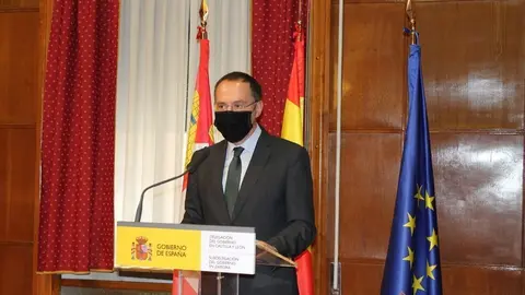 El subdelegado Ángel Blanco