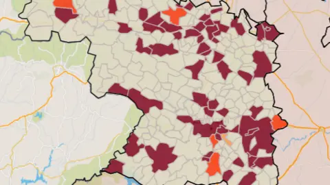 Mapa IA municipios a siete días (3 de agosto)