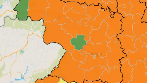 Mapa ZBS casos activos a 7 días (4 de agosto)