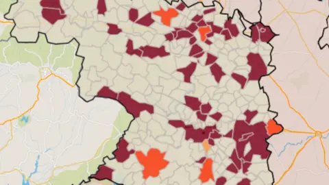Mapa ZBS casos activos a 7 días (5 de agosto)