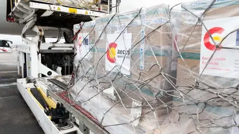 Foto de archivo de una de las llegadas de vacunas a nuestro país