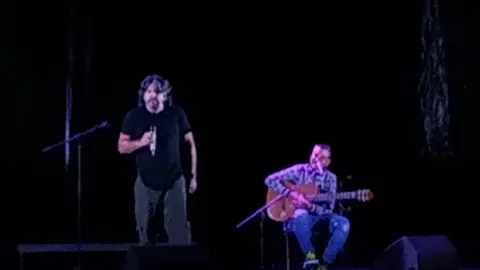 Vaquero durante su actuación en San Vitero