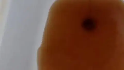 Agua turbia en Andavías. Foto Facebook