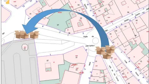 Nuevo punto de recogida de cartón en Benavente