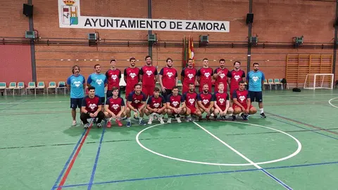 Primer entrenamiento del BM Zamora