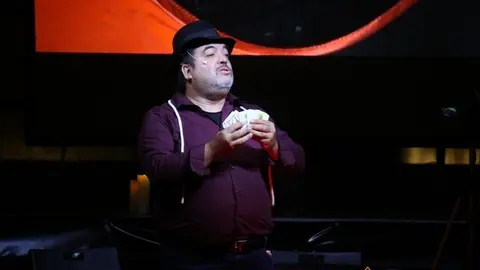 El mago Juan Luis Rubiales en el Castillo