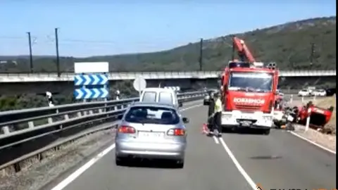 Imagen de archivo de un accidente en la N-631