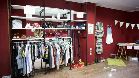 Tienda segunda mano en Toro. Imagen de archivo